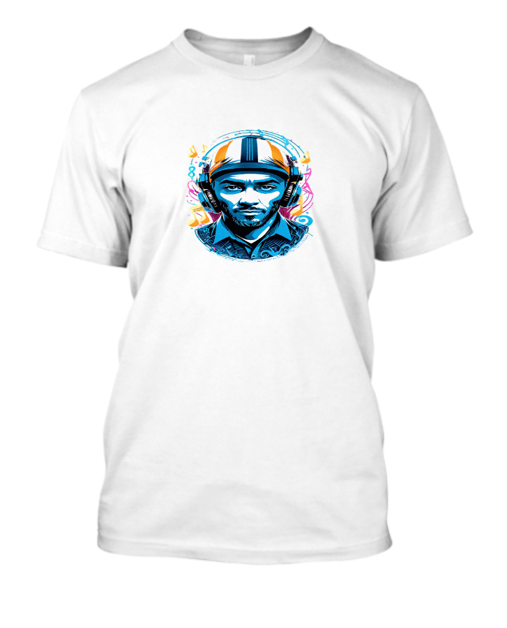 DJ Beats: Digital Art Tee - Front