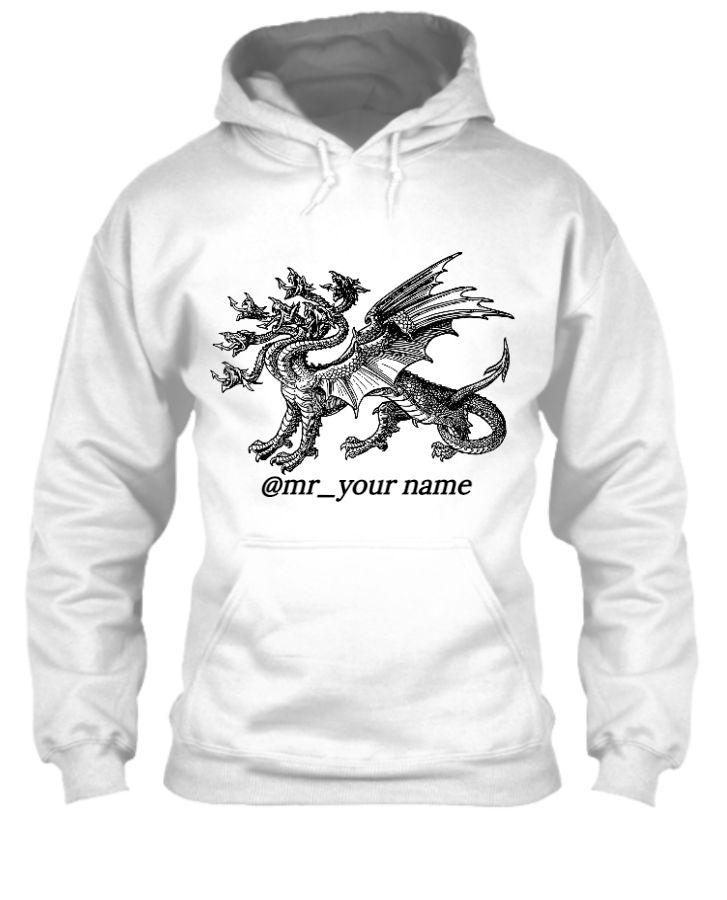 DRAGON Unisex Hoodie. - Front