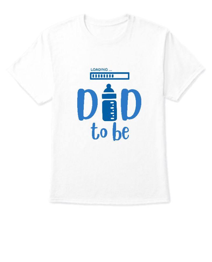 Dad to be half sleeves tshirt - Front