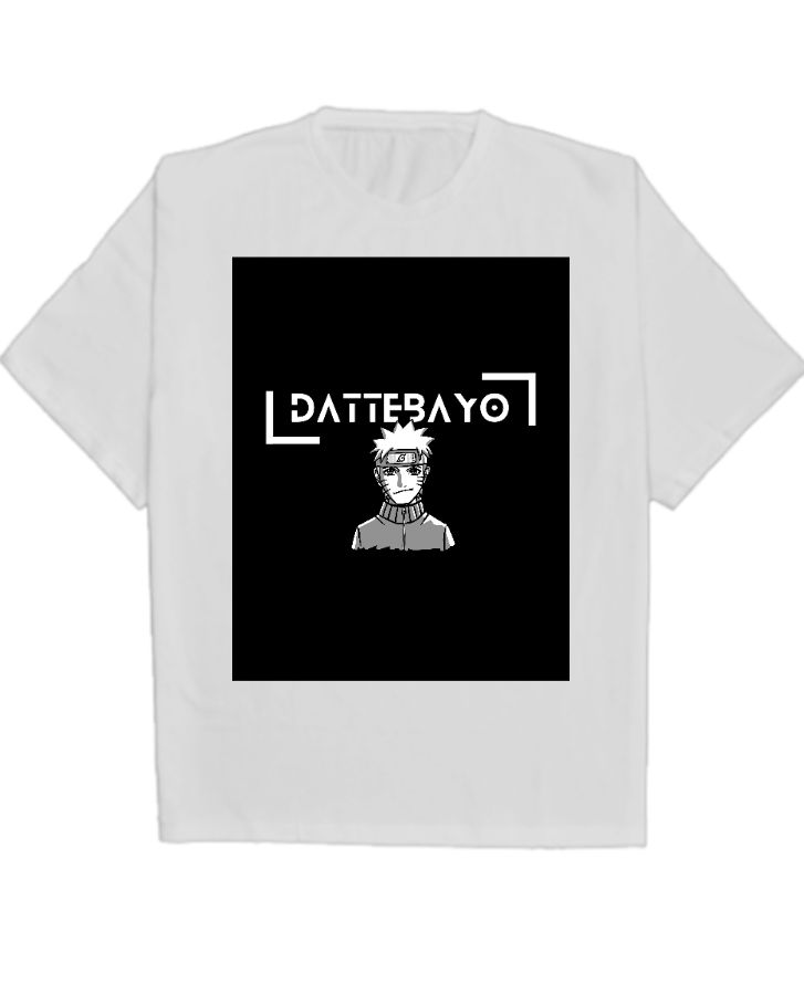 Dattebayo Naruto \ over sized t shirt - Front