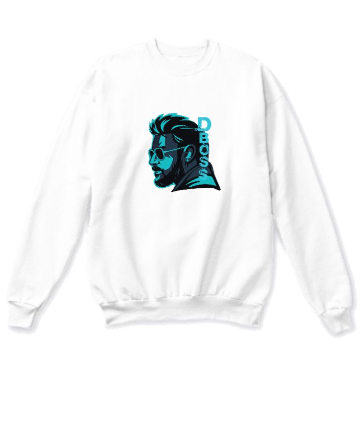 Dboss sticker printed sweatshirt  - Front