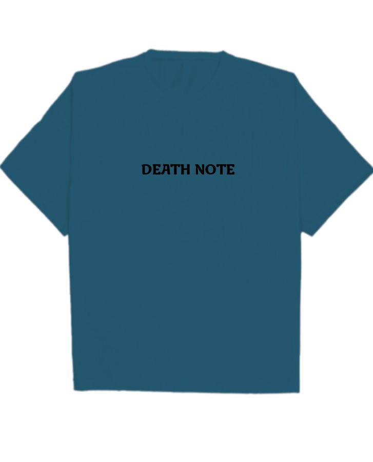 Death note oversized tshirt  - Front