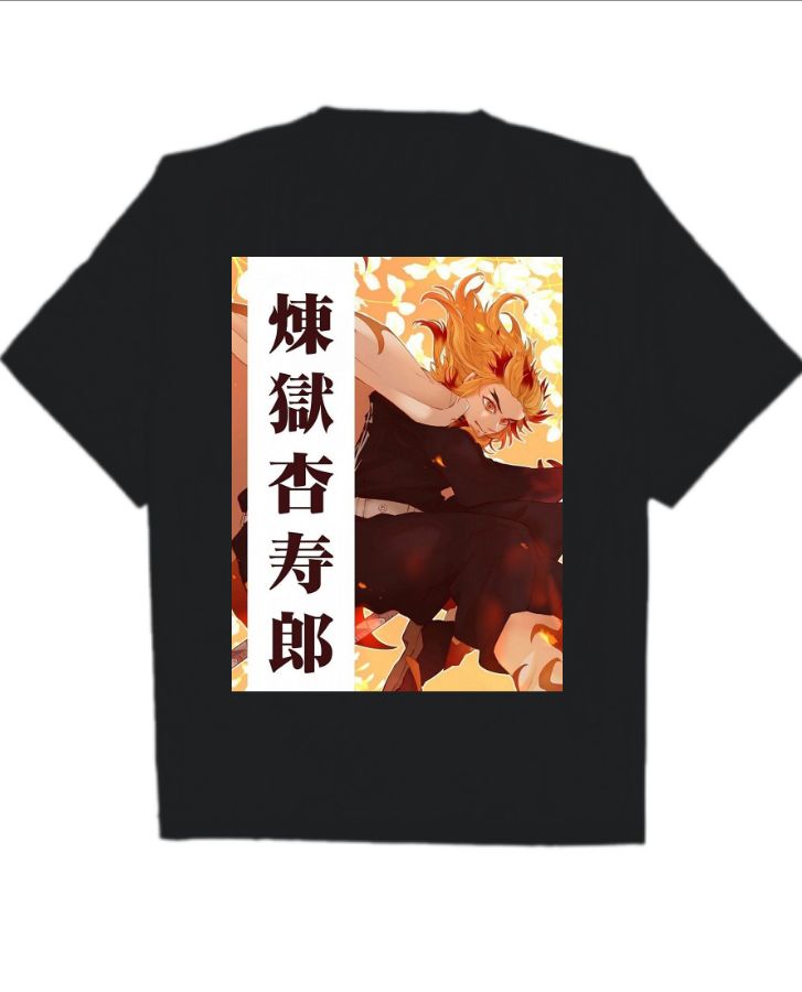 Demon Slayer Rengoku Oversized T Shirt