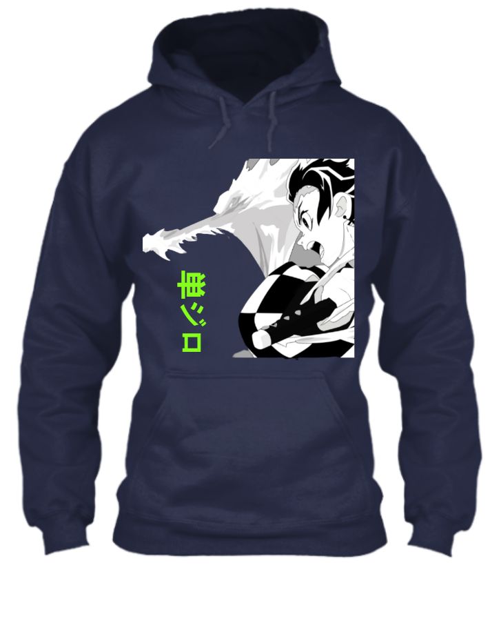 Demon Slayer Tanjiro Hoodie. - Front