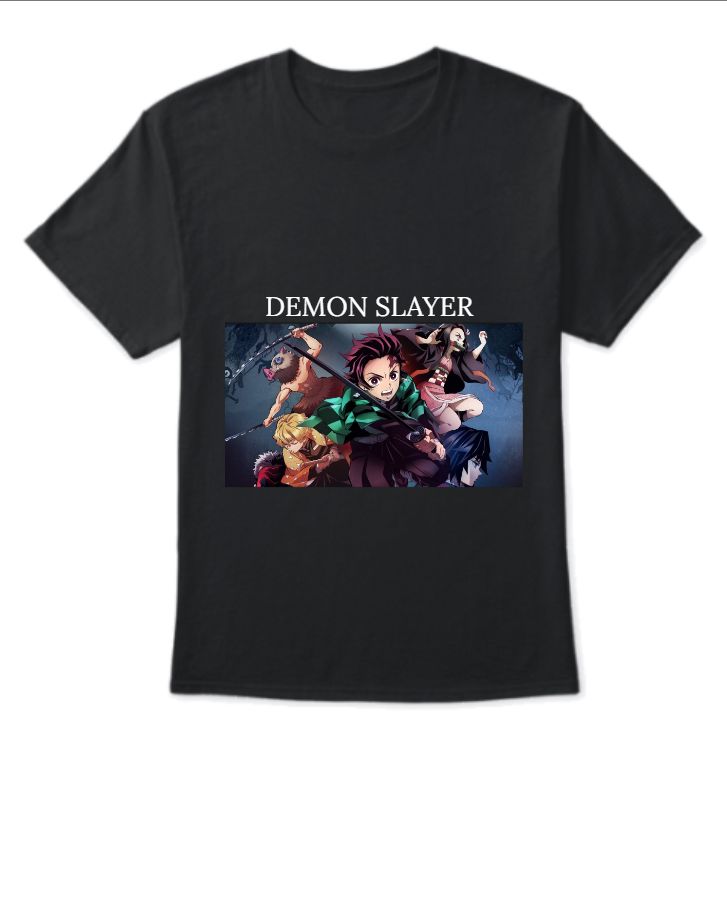 Demon slayer designed shirt - Front