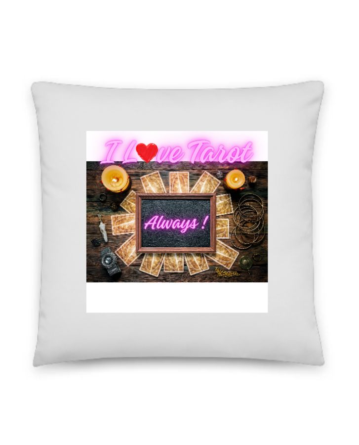 Design 234 I Love Tarot | Throw Pillow - Front