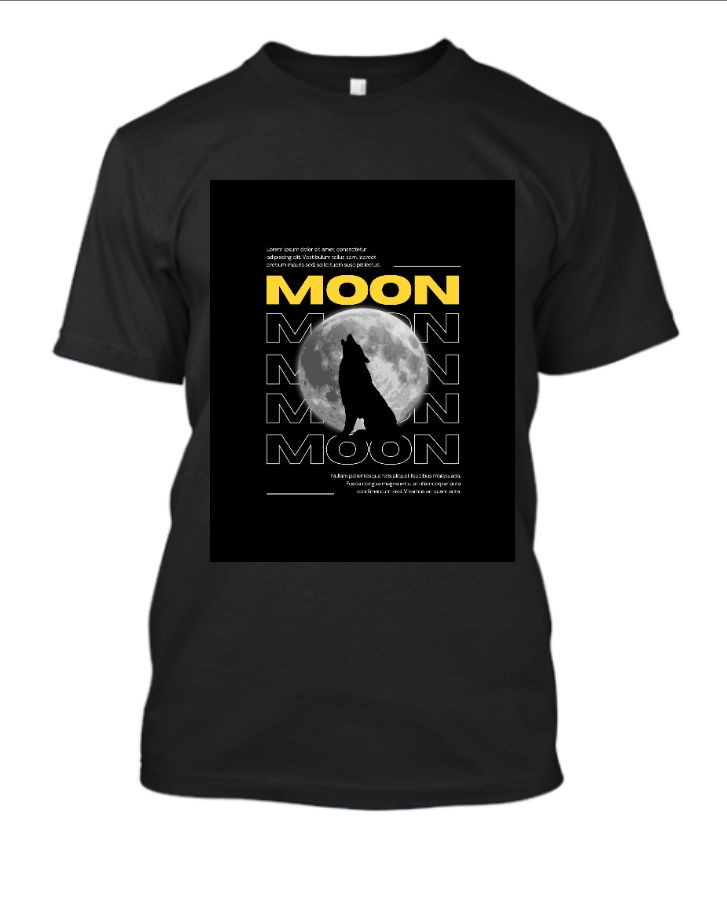  Desing Black Tshirt - Front