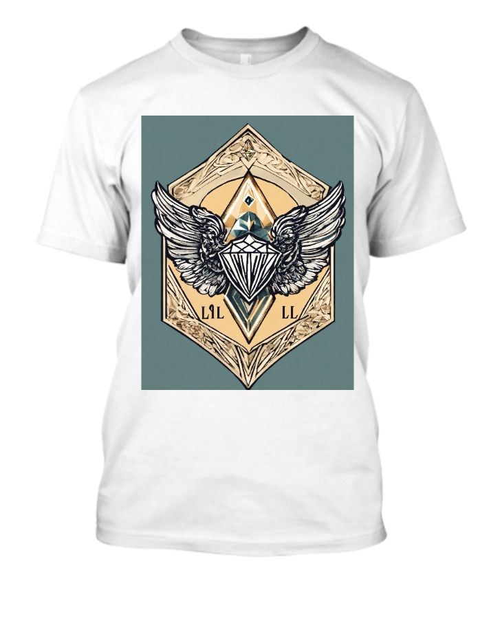 Diamond Essence: Exquisite Logo Design T-Shirt - Front
