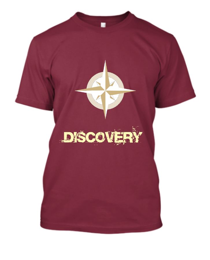 Discovery with Time | Half Sleeves T-shirt  - Front