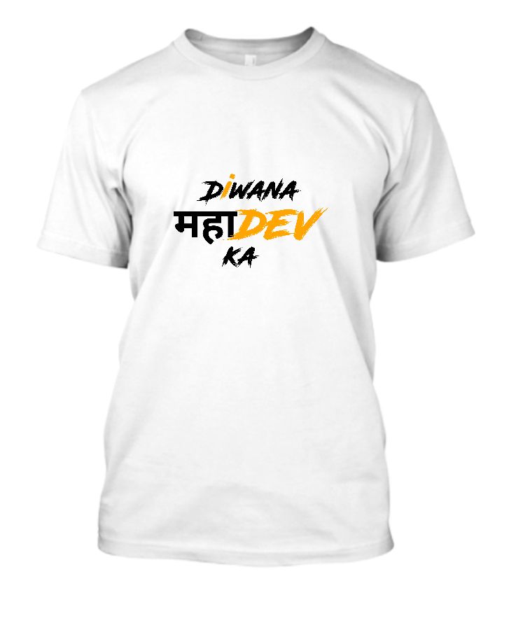 Diwana mahadev ka Half sleeve t-shirt - Front