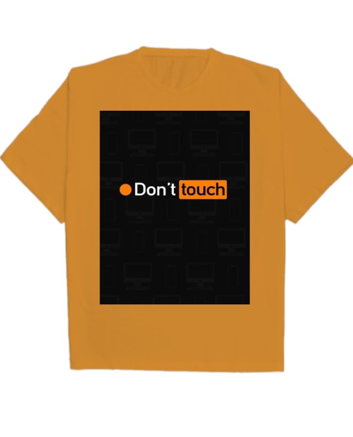 Don't Touch | Ovrsized T-Shirt - Front