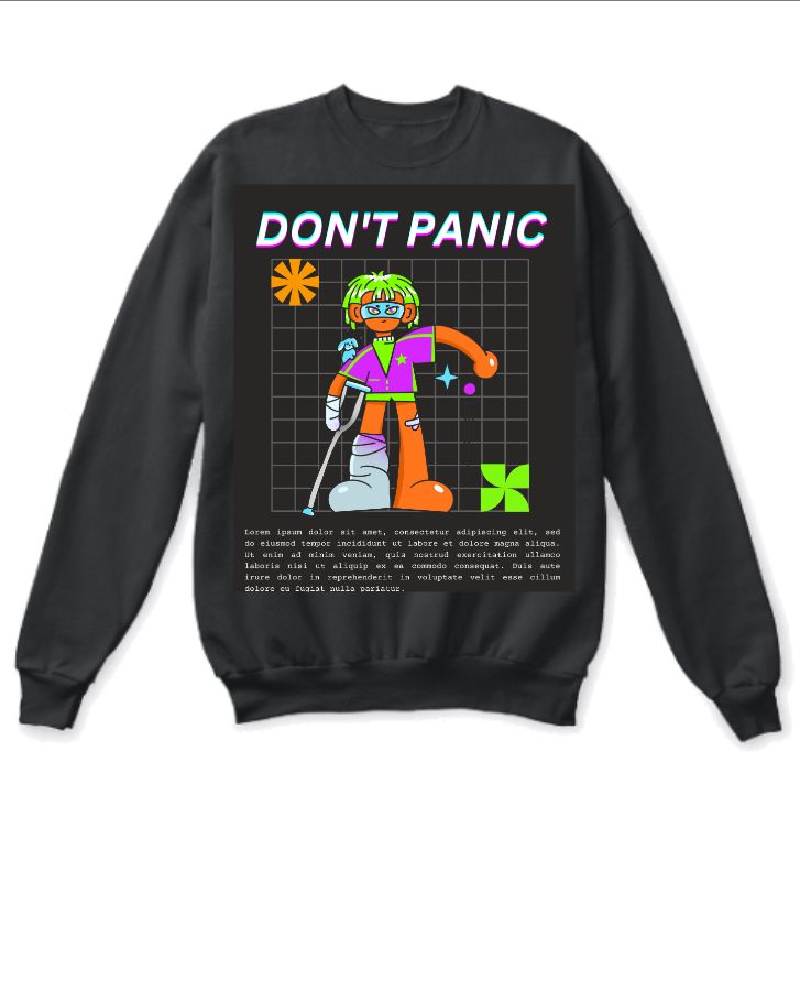 Don't panic  - Front