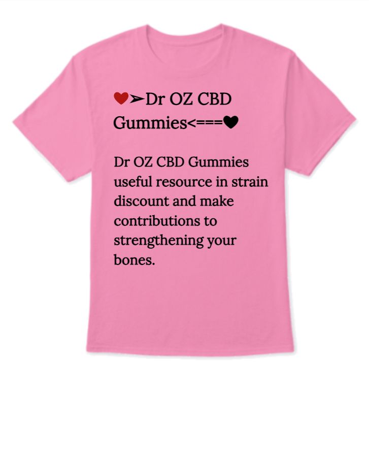 Dr OZ CBD Gummies: Reviews, Advantages, Price! - Front