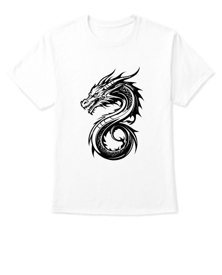 Dragon fire Apparel: Ignite Your Style with Dragon T-Shirts - Front