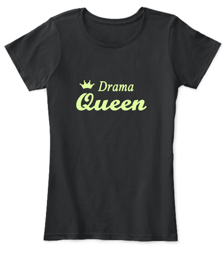 Drama queen tee for Girl by TFA - Front