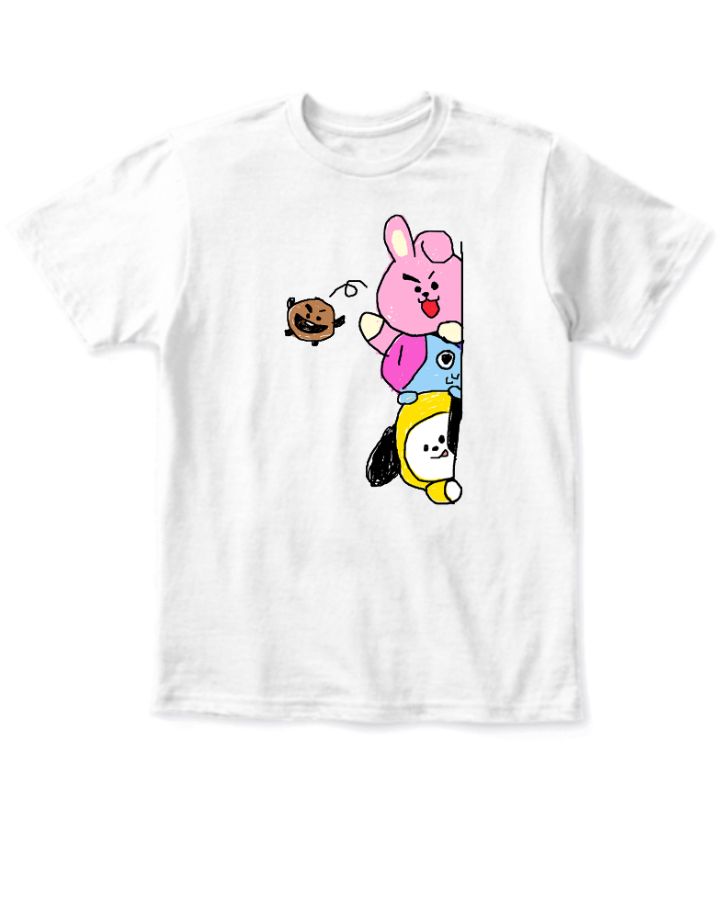 Draw Anime Kid's T-Shirt - Front