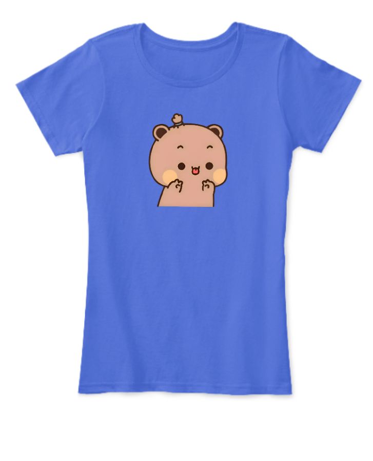 Dudu - Women's Half Sleeve T-Shirt - Embrace the Cuteness - Front