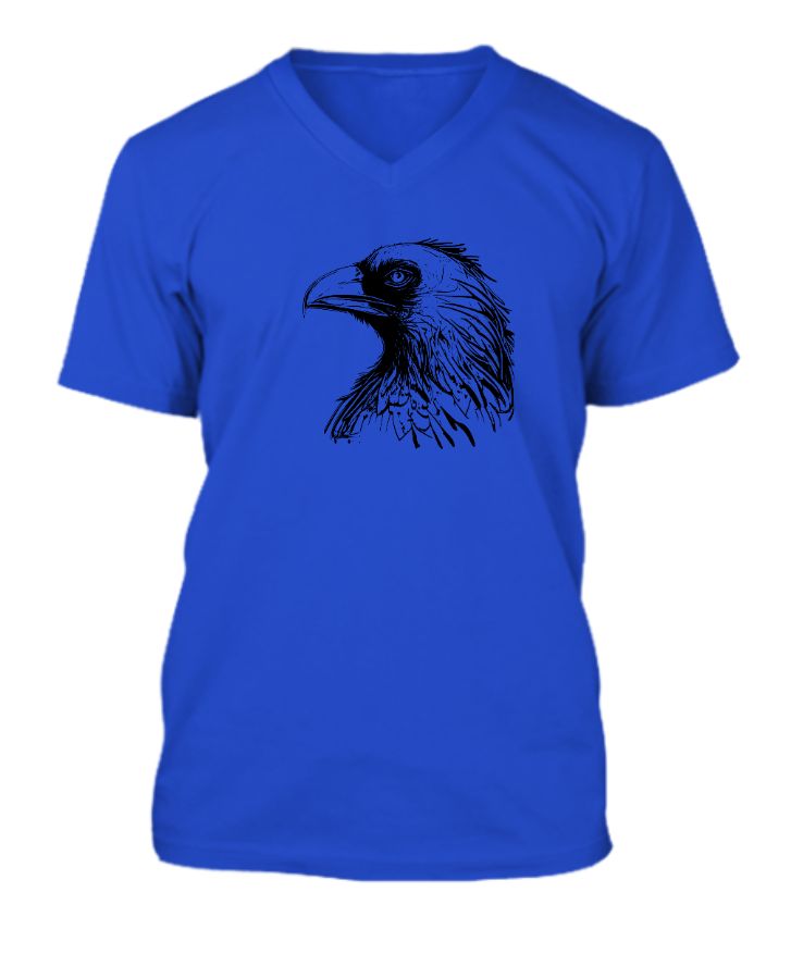EAGLE DESIGN VNECK TSHIRT  - Front