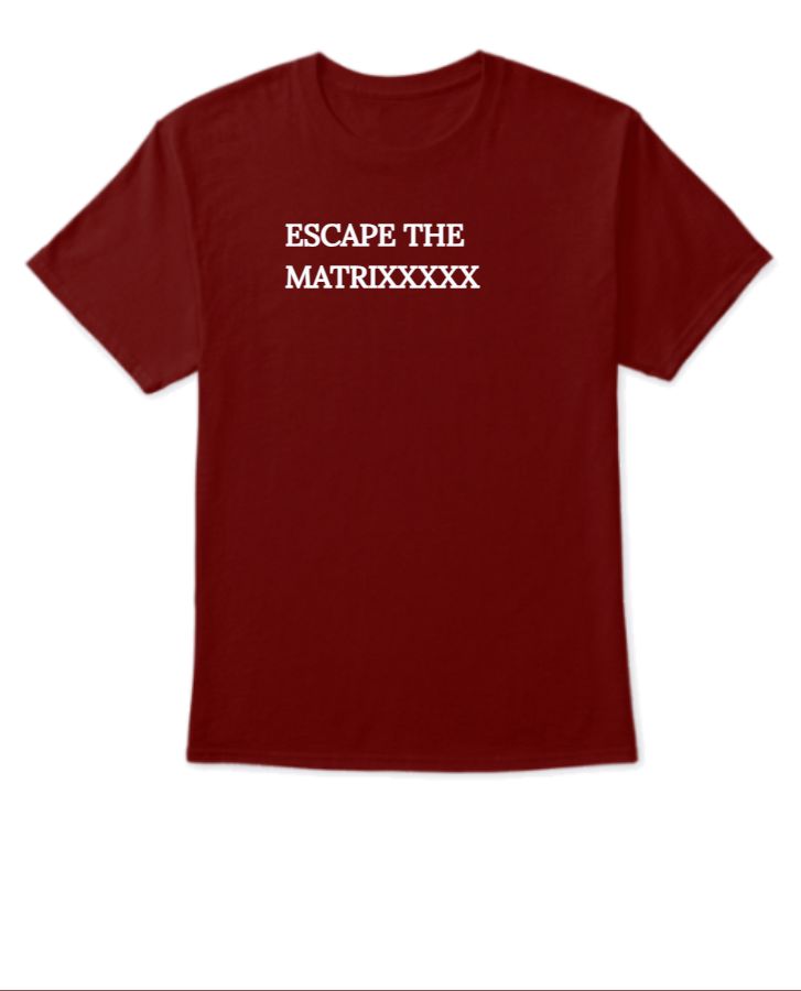 ECAPE THE MATRIX HALF SLEEVE TSHIRT - Front