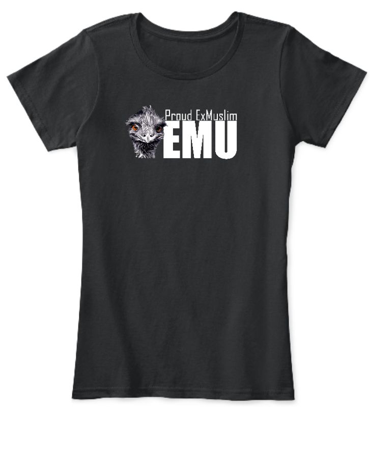 EMU Series - Women Tee by ExMuslims - Front