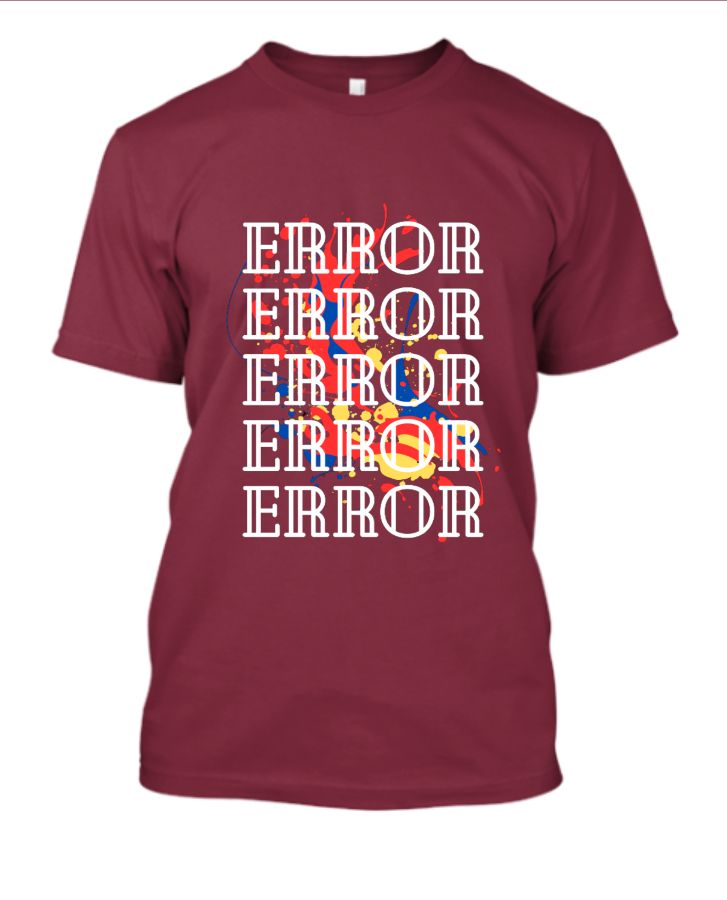 ERROR Print T-Shirt | pramaN - Front