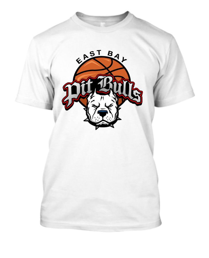 East Bay Pit Bull Printed Half Sleeve T-Shirt - Front