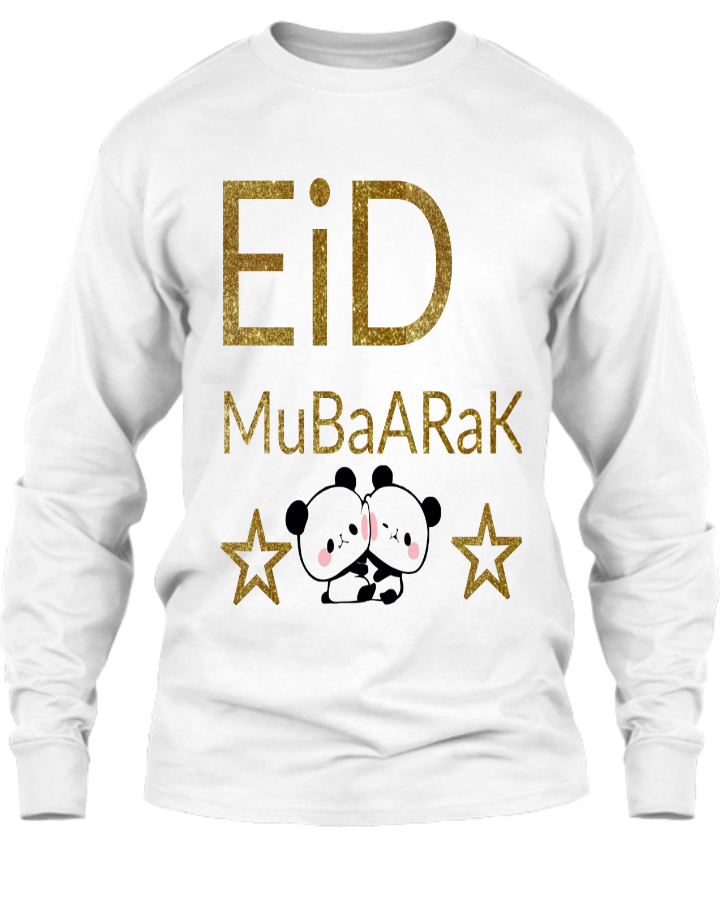 Eid mubarak best design T shirt . - Front