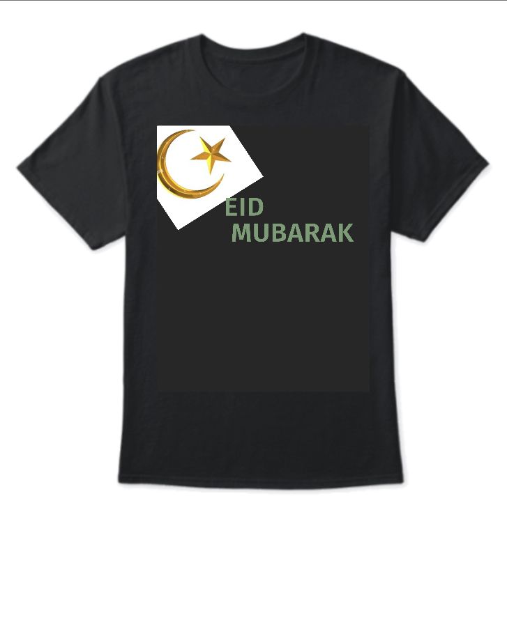 Eid mubarak tshirt - Front