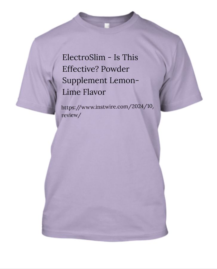 ElectroSlim - Is This Effective? Powder Supplement Lemon-Lime Flavor - Front