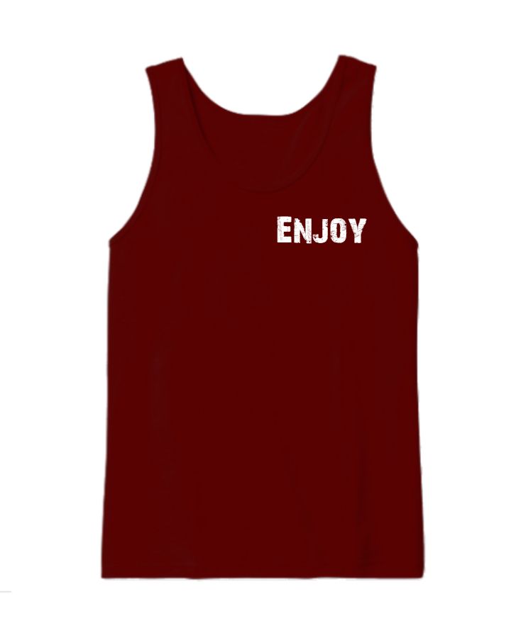 Enjoy traveling under shirt  - Front