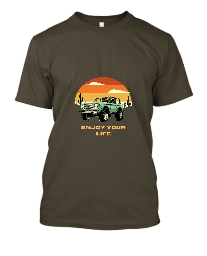 Enjoy your life premium T-shirt. - Front