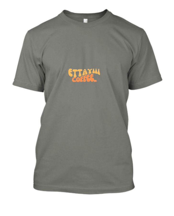 Ettayiii Coffee.. Tshirts Grey - Front