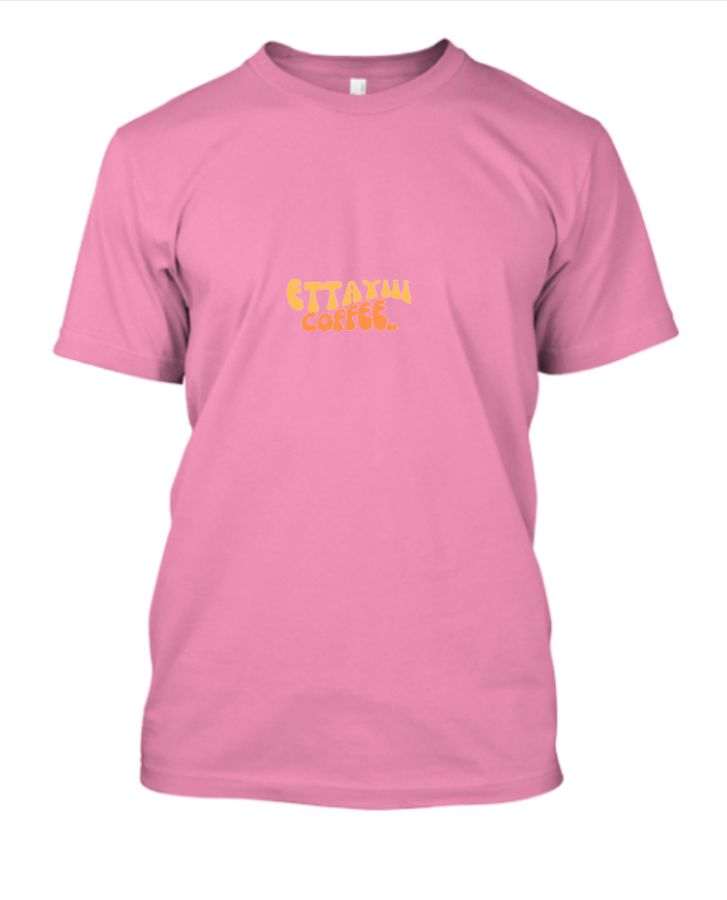 Ettayiii Coffee.. Tshirts Pink - Front