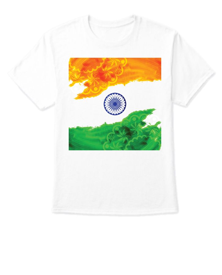 Every indian flag tshirt - Front