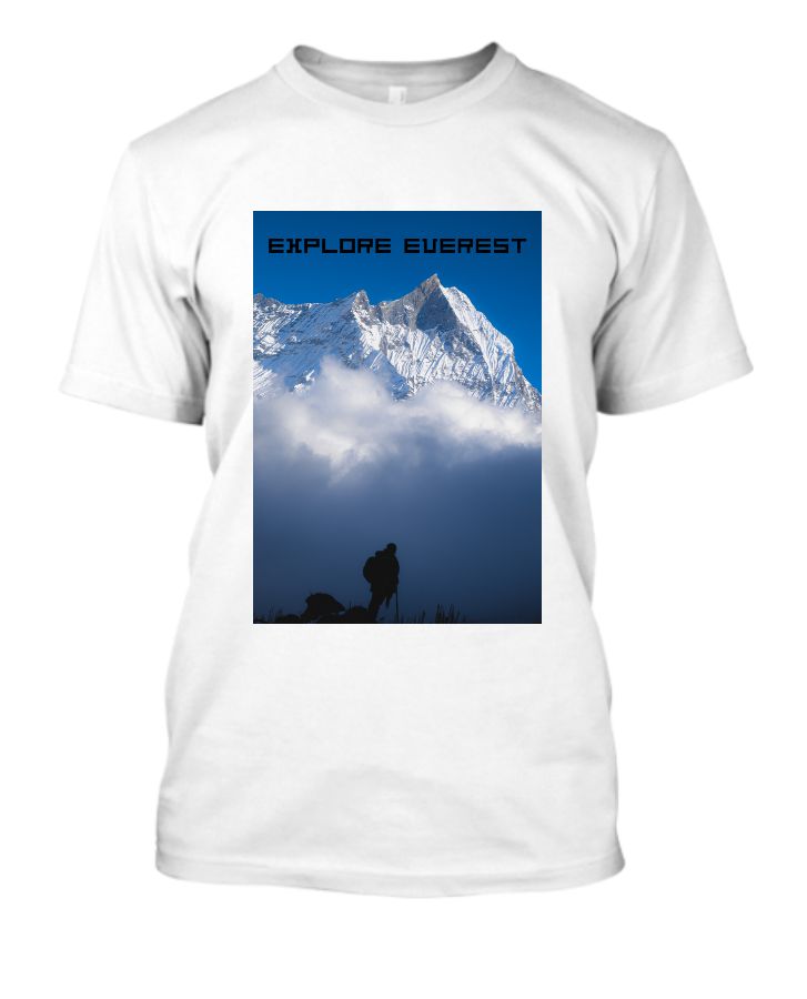 Explore Everest Half Sleeve T-shirt - Front