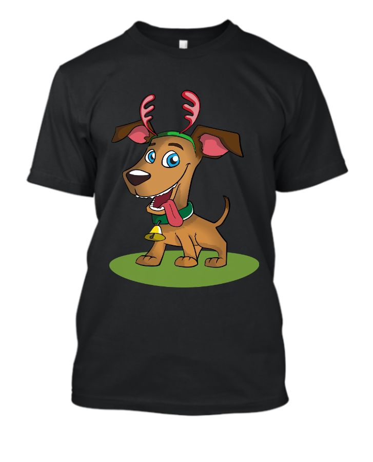 FESTIVE DOG TSHIRT - Front