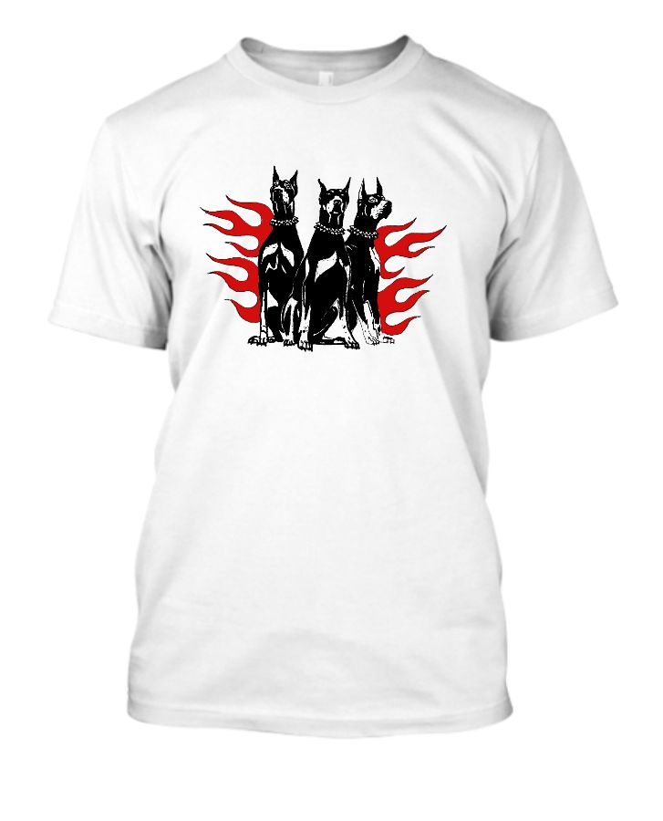 FIRE DOGS I Unisex Half Sleeve T-shirt  - Front