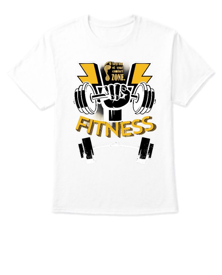 FITNESS FREAK GYM TEE - Front