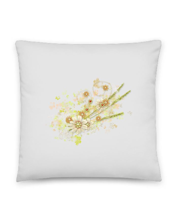 FLOWER DESIGEN PILLOW 2023. - Front