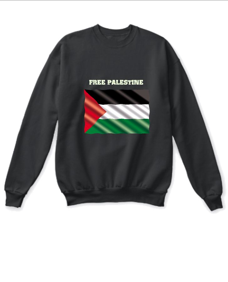 FREE PALESTINE TRENDY SWEATSHIRT - Front