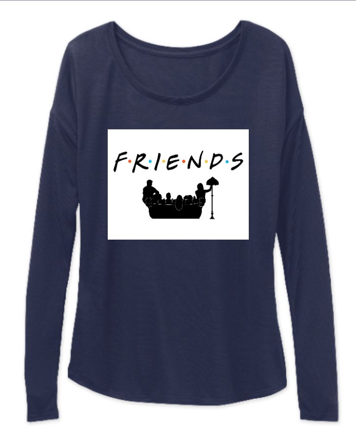 FRIENDS WOMEN'S FULL SLEEVE T-SHIRT - Front