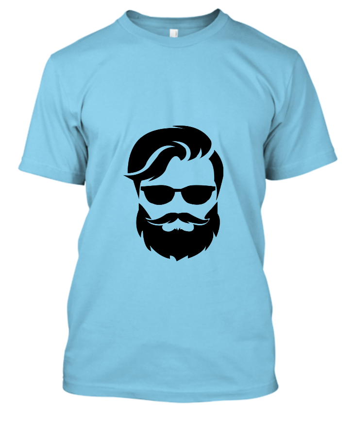 Face with beard t-shirt - Front