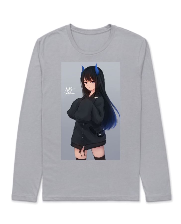 Female anime design t-shirt  - Front