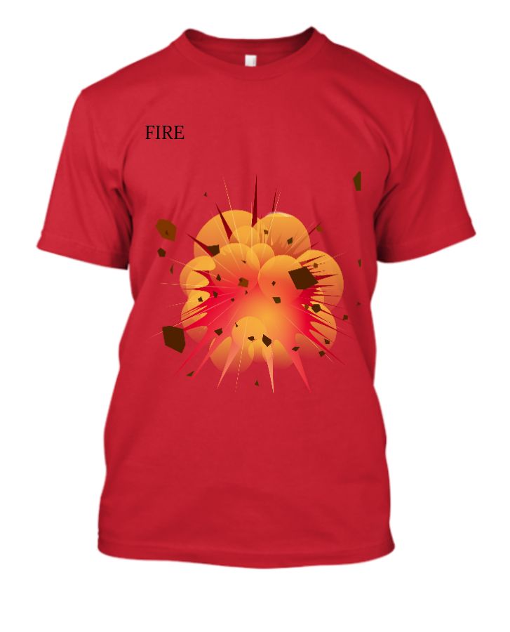 Fire t-shirt  - Front