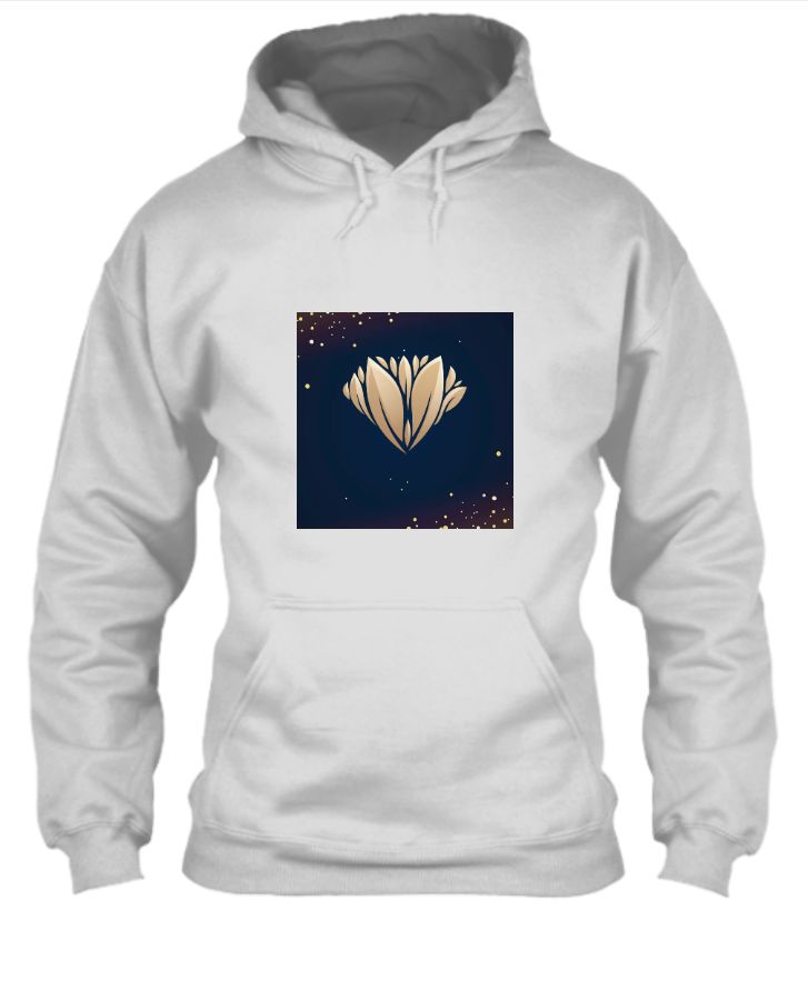 Floral design Unisex hoodie  - Front