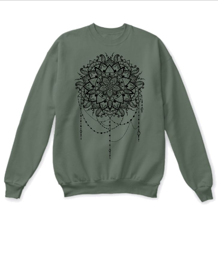 Flower-Sweatshirt - Front