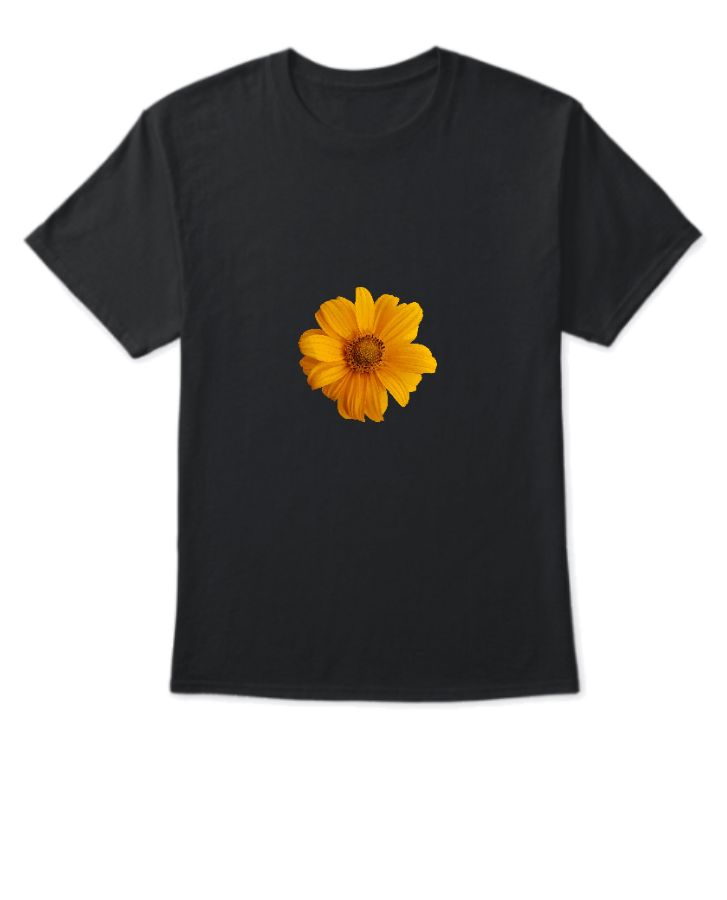 Flower Black t-shirt - Front