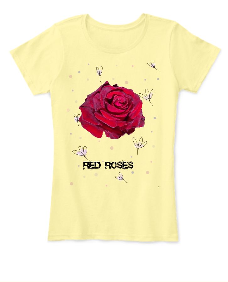 Flowers designing t shirt look - Front