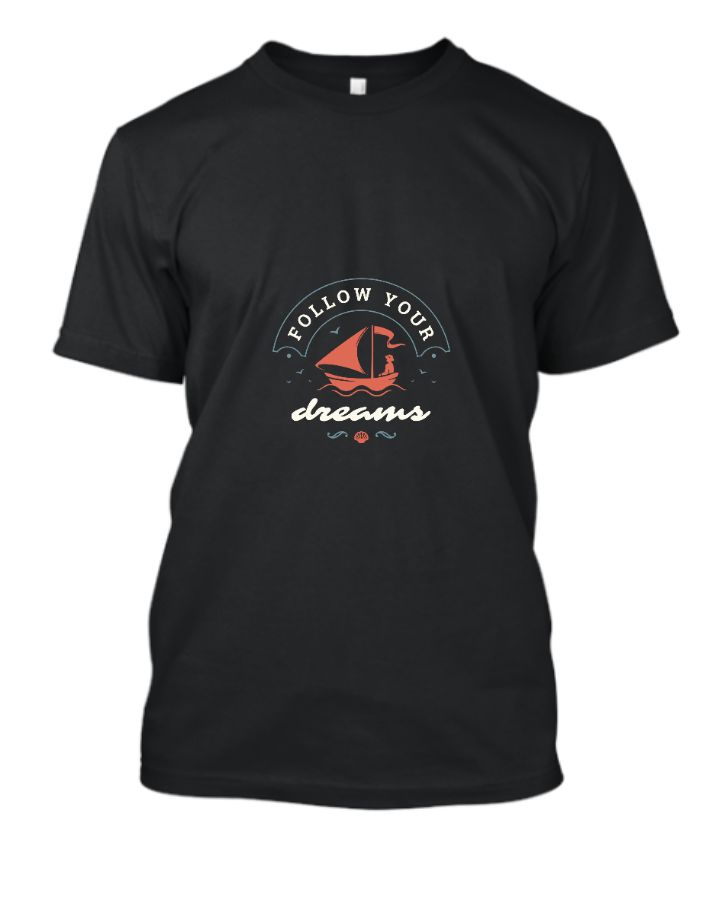 Follow your dreams printed t-shirt - Front