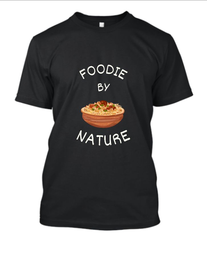Foodie by Nature Half Sleeve T- shirt - Front